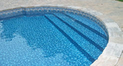 Steel Inground Pool Steps from Fort Wayne Pools