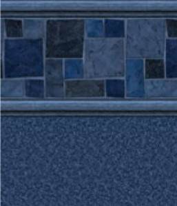 Courtstone Blue / Natural Blue - 27 Mil 