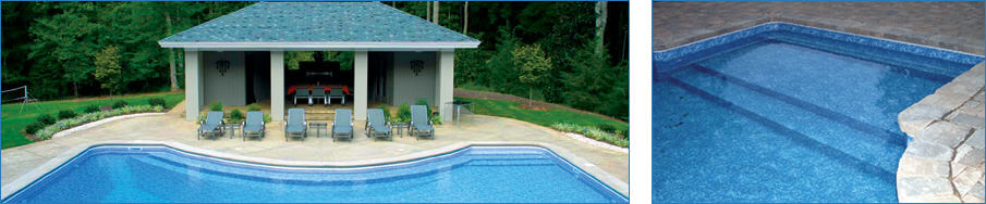 Steel Inground Pool Step Construction in St. Louis